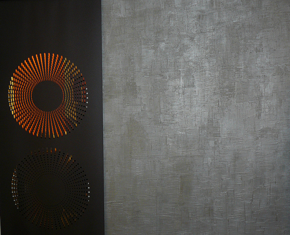 Effet matière béton ciré décoration mur