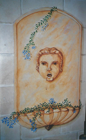 décor peint mur