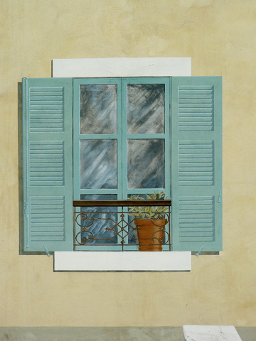 Fenêtre décor trompe