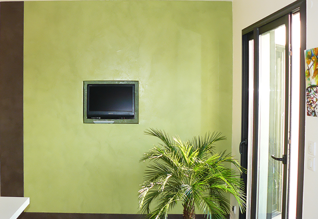 Décoration peinture écologique séjour
