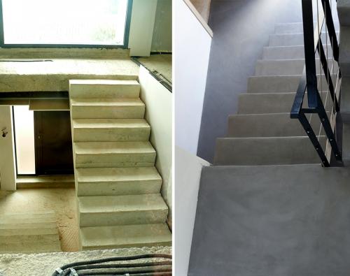 Béton ciré artisanal